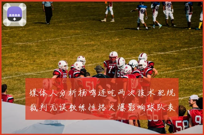 媒体人分析杨鸣连吃两次技术犯规裁判无误教练性格火爆影响球队表现